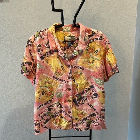 Havana Jacks Cafe Tops - Vintage Havana Jacks Tropical Shirt 🌴🌸